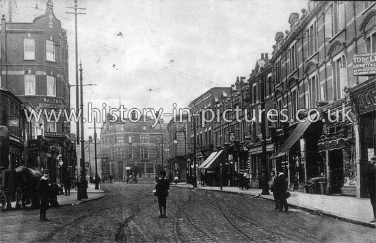 High Street, Harlesden, London. c.1913.